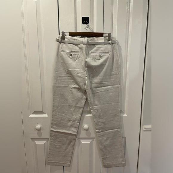 Calvin Klein white and grey dots pattern pants with belt - Picture 8 of 14
